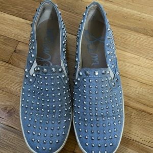 Sam Edelman Studded Slip on Sneakers